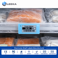 Электронный ценник LEEKA ESL Manufacturer BWR BLE 5.0 с 2,13-дюймовым EPD-дисплеем и защитой IP67 для свежих продуктов