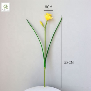 Fiori Artificiali di Narciso in Stile Dolce in PU, Effetto Realistico, Centrotavola Decorativo per Soggiorno, Fiori in Plastica all'Ingrosso - Product Image 5