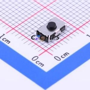 KSR223GLFG Tactile Switch SMD,3.8x6mm Switch Single Pole Single Throw Round Button 2N Vertical Mount - Product Image 1