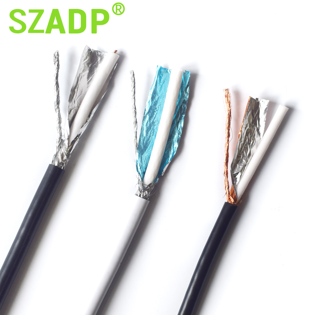 OEM Factory RG6 Coaxial Cable 75 Ohm Quad Shield Copper/CCS Conductor CATV Satellite Digital TV Broadband Cable 100m 200m