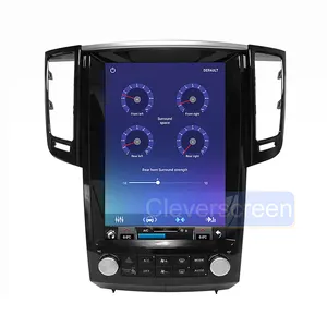 Горячая Распродажа 12,1 "большой сенсорный экран GPS навигация Авто мультимедийное Радио беспроводной Carplay для infiniti QX70-FX35 автомобильный DVD плеер