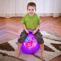 Cadeau de Noël Trémie rebondissante équipement de jeu doux jouets pour animaux Balle de trémie rebondissante gonflable violette