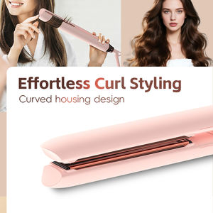 Fer à lisser plat en titane avec logo personnalisé planchas de cabello profesional Plaques en céramique titane Piastra électriques - Product Image 6