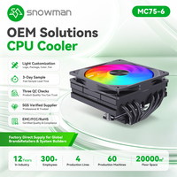 Enfriador ITX Ultra Delgado con 6 Tubos de Calor, 800 a 2100 RPM PWM para Importadores B2B con Personalización Basada en Diseño, Programa ODM a Granel