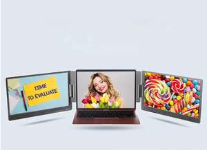 Игровой портативный монитор тройной экран удлинитель 1200P удлинитель экрана ноутбука 1 кабель для 2 дисплеев - Product Image 2