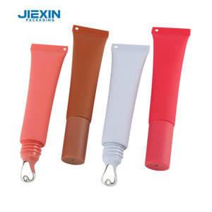 Sang Trọng Màu Hồng 15G Lip Gloss Ống Cao Cấp Nhựa Với Kẽm Hợp Kim Độ Bền Có Thể Ép Rỗng Các Tính Năng Kim Loại Applicator - Product Image 5