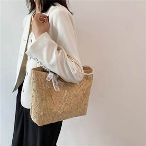 Borsa 2025 alla moda in tessuto fresco da <span class=keywords><strong>donna</strong></span> a spalla singola in <span class=keywords><strong>stile</strong></span> minimale con chiusura a doppia maniglia - Product Image 2