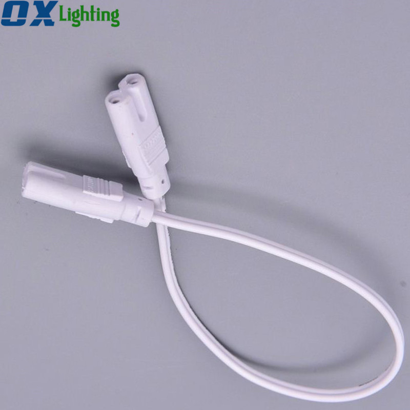 Connect Your LED Tubes: 3-Pin Linking Cables For Integrated Fixtures (2ft To 6ft)