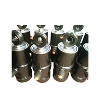 Cylindre hydraulique de longue durée anodisé de fonctionnement en douceur de cylindre de pression d'huile personnalisé télescopique à plusieurs étapes inclinaison de mât