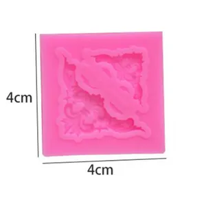 Moldes de silicone para decoração de bolo, formas à base de silicone para chocolate, pasta de açúcar, ferramentas de decoração de bolo