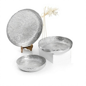 Ensemble de 3 bols à nourriture en aluminium, design moderne, différentes tailles, pour collations et desserts, best-seller - Product Image 6