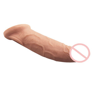 Супер мягкий большой Задержка эякуляции мужской толстый член реалистичный фаллоимитатор презервативы многоразовый удлинитель пениса - Product Image 4