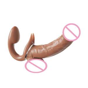 Dildo de silicona japonés con arnés, bragas con pene realista, juguetes sexuales para lesbianas, ropa interior con pene para mujeres y hombres - Product Image 1