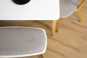 Modern White ARTHUR Bench Minimalist Solid Wood Seating for Entryway Hallway and Dining Room Table Bench Organiser - Product Image 5