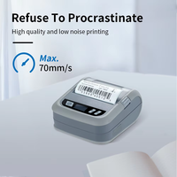 Xprinter XP-P323B OEM 80mm Mini imprimante thermique directe d'étiquettes Écran OLED 80mm Imprimante thermique de codes à barres