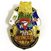 Épinglette/Badge en métal émaillé (dur ou souple) personnalisé avec logo classique du Club International Pathfinder Camporee Adventist, directement de l'usine