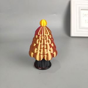 Épée de Noël imprimée en 3D, jouet rétractable en verre, ornement d'arbre de Noël, échelle 1/12, cadeau de Noël créatif - Product Image 3