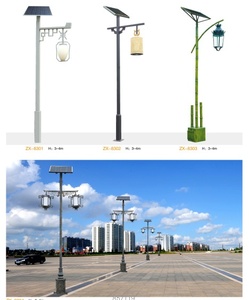 Farola Solar de Doble Cabezal Marrón con Diseño Ornamental para Jardín y Calle, IP66, Garantía de 10 Años - Product Image 4