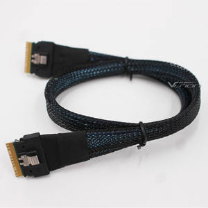 Cable Slimline Mini SAS SFF8654 8i Recto de 30 cm Negro - Product Image 3