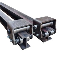 Supports de rouleaux de guidage pour chariot porte-chaînes en acier/nylon Songyin Kunshen, modèle 8, pour câbles électriques # -200 #   3-5 roues