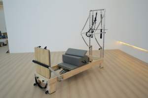 Заводская цена, винтажная индивидуальная кровать из дубового дерева, Пилатес, реформатор с полубашней - Product Image 2