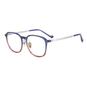 Gọng Quang Acetate Tùy Chỉnh Phi Giới Tính Thời Trang Kính Mắt Hai Màu Cho Nam Nữ Gọng Kính Mắt - Product Image 5