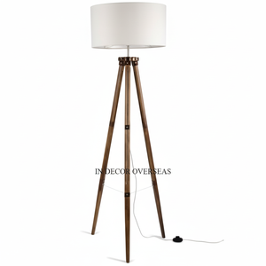 Vente en gros de trépied de qualité supérieure avec dessus blanc pour la maison et l'hôtel lampe décorative de table et de sol à un prix impressionnant - Product Image 1