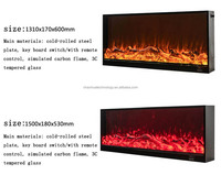 Chauffage Portable 2026NOUVEAU Cheminée Électronique à Flamme 3D Style Européen avec Intérieur en Verre 4D, Chauffage d'Appoint en 7 Couleurs, Tailles Personnalisables