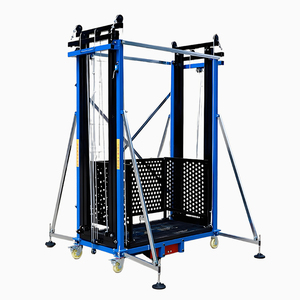 Petit élévateur à ciseaux mobile Échafaudage électrique Télécommande portable en aluminium <span class=keywords><strong>Moteur</strong></span> électrique d'échafaudage de levage - Product Image 1