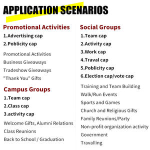 Casquette de campagne personnalisée Casquette de sport promotionnelle Publicité bon marché Casquettes de baseball Gorras 6 panneaux en polyester et coton - Product Image 2