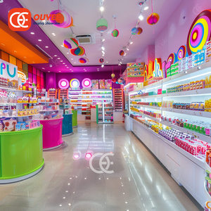 Chất lượng cao sô cô la hiển thị truy cập trẻ em Cửa hàng kẹo bán lẻ hiển thị Kệ kẹo giỏ hàng hiển thị - Product Image 4