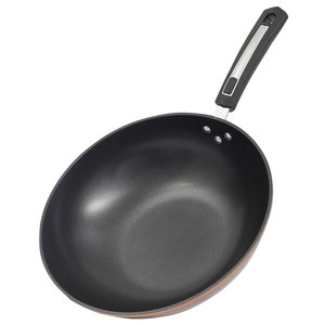 최고 품질 저렴한 상업용 가정용 주방 사용 주철 비 스틱 웍 튀김 팬 요리 - Product Image 6