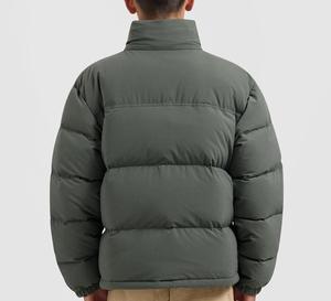 Veste d'hiver épaisse en duvet 100% imperméable, sur mesure ODM, grande taille, fermeture éclair, deux poches latérales, poignets ajustables, logo, pour homme - Product Image 6