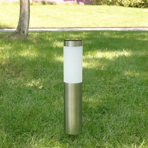 Lámpara Solar de Acero Inoxidable para Camino, con Panel Solar y Batería, 3 LED, Impermeable, para Jardín, Paisaje, Césped, Patio, Caminata, Terraza - Product Image 4