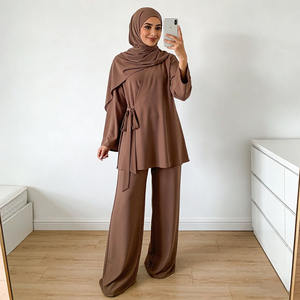 Traje de Baño Musulmán de Cuerpo Entero para Mujer, Burkini, Tela de Secado Rápido, Traje de Baño Modesto para Playa - Product Image 4
