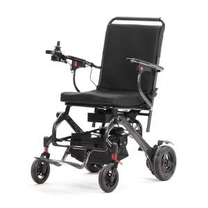 Fibra poderosa do carbono do motor que dobra o wheelchair elétrico leve com controlo a distância - Product Image 6