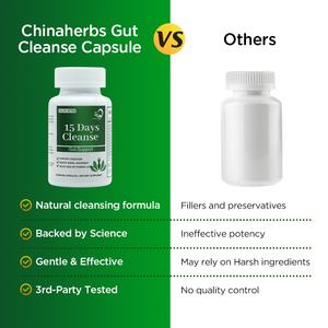 Complément Chinaherbs pour la paroi intestinale, améliore la digestion, marque privée, capsules de nettoyage de 15 jours, complément amincissant efficace - Product Image 3