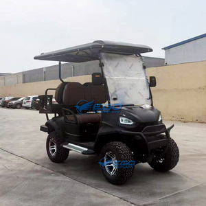 6 Seat Gasoline Golf Cart with Cargo Bucket Off-road All-Terrain 4-Wheel Vehicle 30-50km/h <b>Speed</b> - Product Image 4