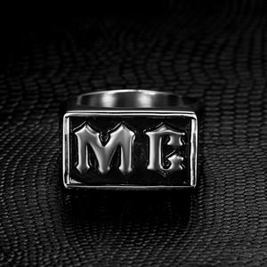 Nouvelle Collection : Bagues Unisexe en Acier Inoxydable avec Signet, Émail et Motif 3D – Bijoux Tendance pour Membres de Club à Prix Abordable - Product Image 6