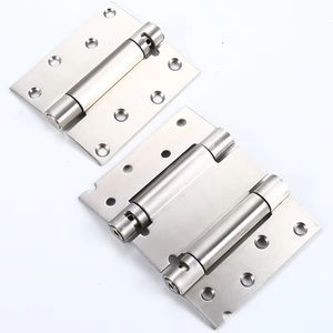 Charnière de meuble en acier inoxydable à double ouverture avec amortisseur à ressort, pliage automatique, ouverture fluide pour chambre et maison - Product Image 2