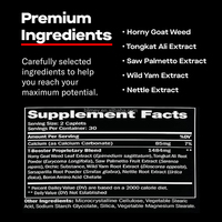 Turkesterone Ginseng Racine Maca Huître Tablette pour Homme Adulte-Croissance Musculaire et Gestion de l'Energie