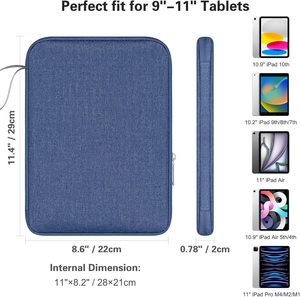 Custodia Promozionale Semplice Monocolore per Tablet da 9-<span class=keywords><strong>11</strong></span> <span class=keywords><strong>Pollici</strong></span> con Maniglia - Product Image 1