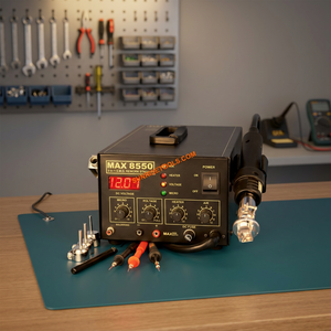Station de retravaillage SMD 3 en 1 SUNTOOLS/STIPL 242G avec pistolet à air chaud et fer à souder pour la soudure de bijoux - Product Image 5