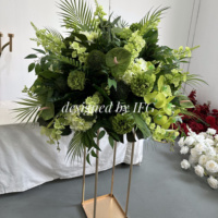 IFG fleuriste approvisionnement et matériaux 75cm vert émeraude soie mariage fleur boule centres de table pour la cérémonie de mariage événement romantique