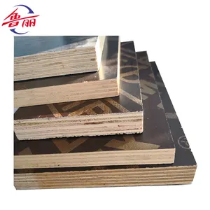 2 Times Hot Press 18mm Thickness Film Faced Plywood For Formwork