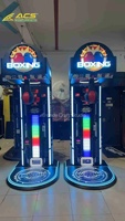 Machine d'arcade de boxe personnalisée avec logo ACS, prix d'usine, tableau de scores numérique LED, testeur de force à monnayeur, garantie 1 an, version anglaise