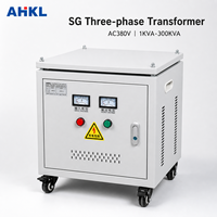 Transformateur de puissance triphasé à isolation sèche série SG, AC 50/60Hz, tension personnalisée, transformateur abaisseur de tension, 1 kVA à 300 kVA