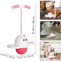 Ballon Pogo KK Balance avec poignée pour enfants, jouet de saut avec lumières LED colorées en forme de panda, jouet rebondissant amusant