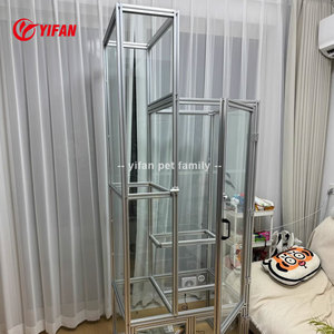 Large Outdoor Waterproof Aluminum <strong>Cage</strong> for Pets Cross-Border E-Commerce Tool Room Aluminum Profile Frame for Dogs - Product Image 5