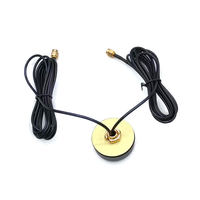 Antenne combinée double bande 4G LTE et GPS GNSS à polarisation verticale, étanche, à profil bas, avec fixation par vis, câble RG174 pour connecteurs